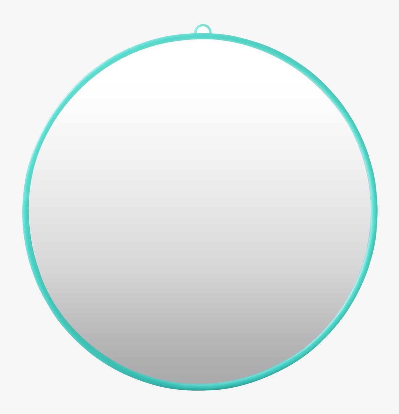 Spegel Large Jade från Rice med jadegrön ram och ögla