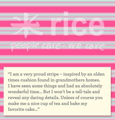 Bild av färgglad och retroinspirerad skål med ränder