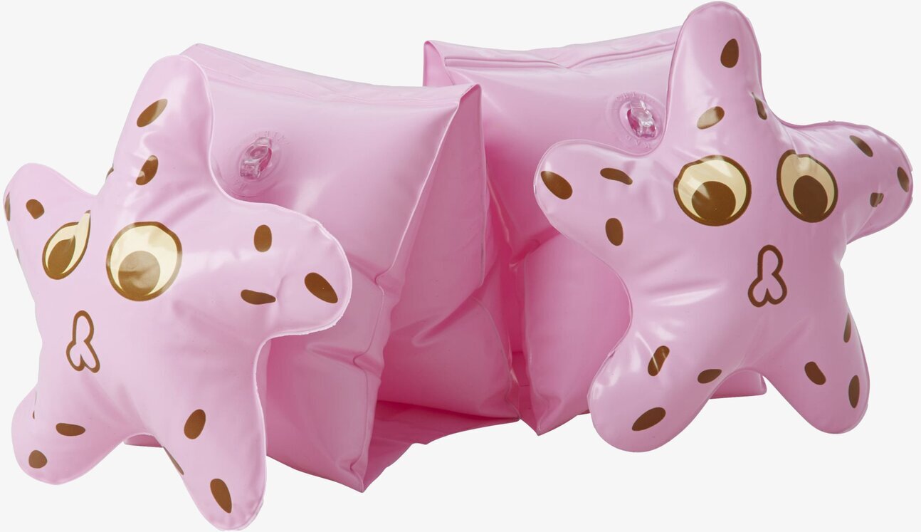 Bild av rosa sjöstjärneformade simpuffar för barn