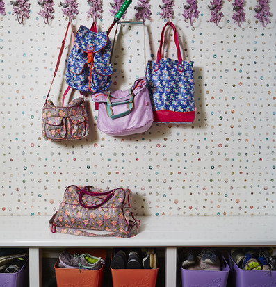 Foto av stilfulla och praktiska väskor och förvaring