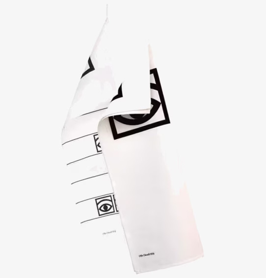 Kökshandduk Ögon Cacao Vit från Olle Eksell i köksmiljö