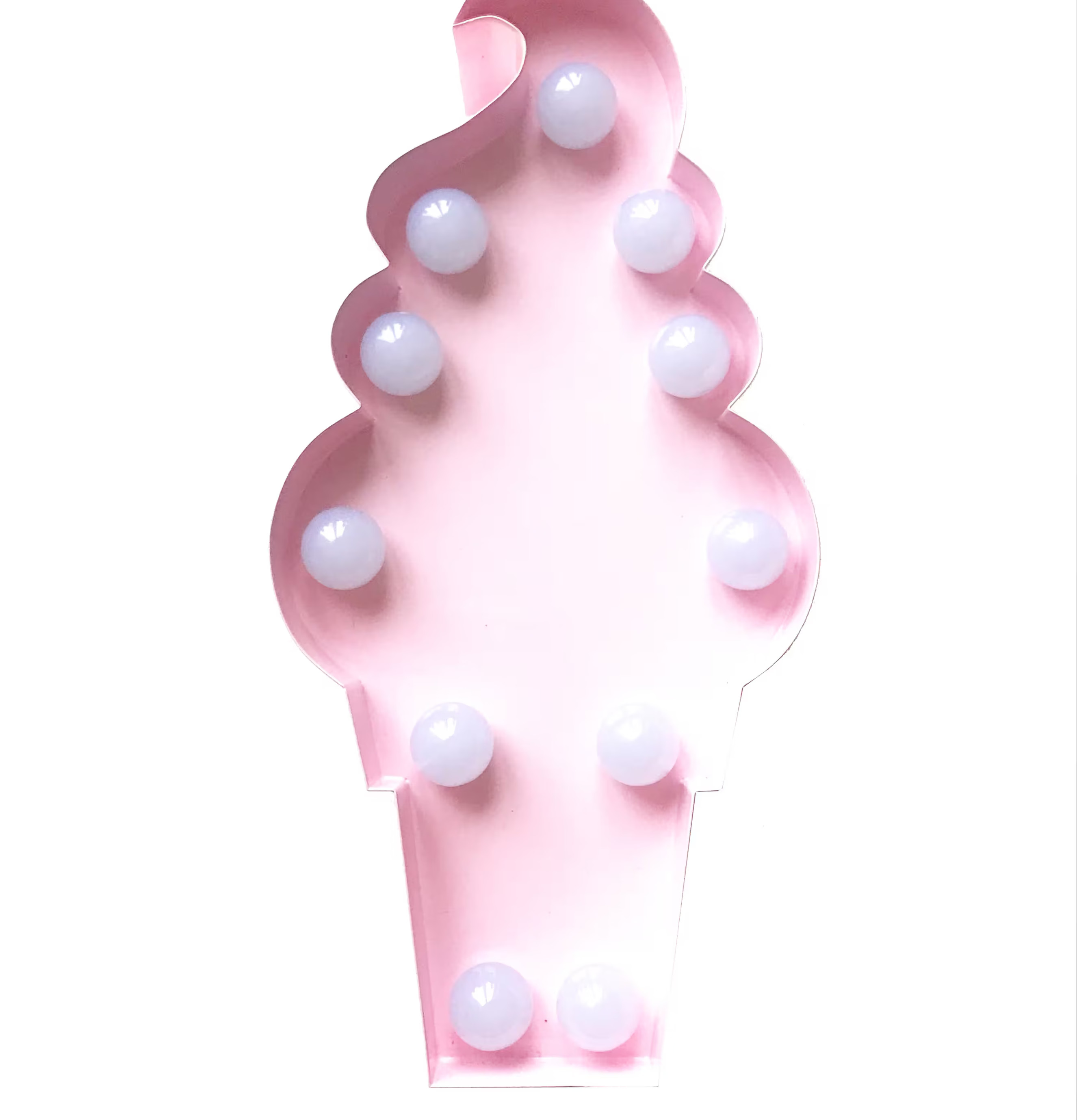 Glass LED-Lampa Rosa från Familyroom med glassbägare design