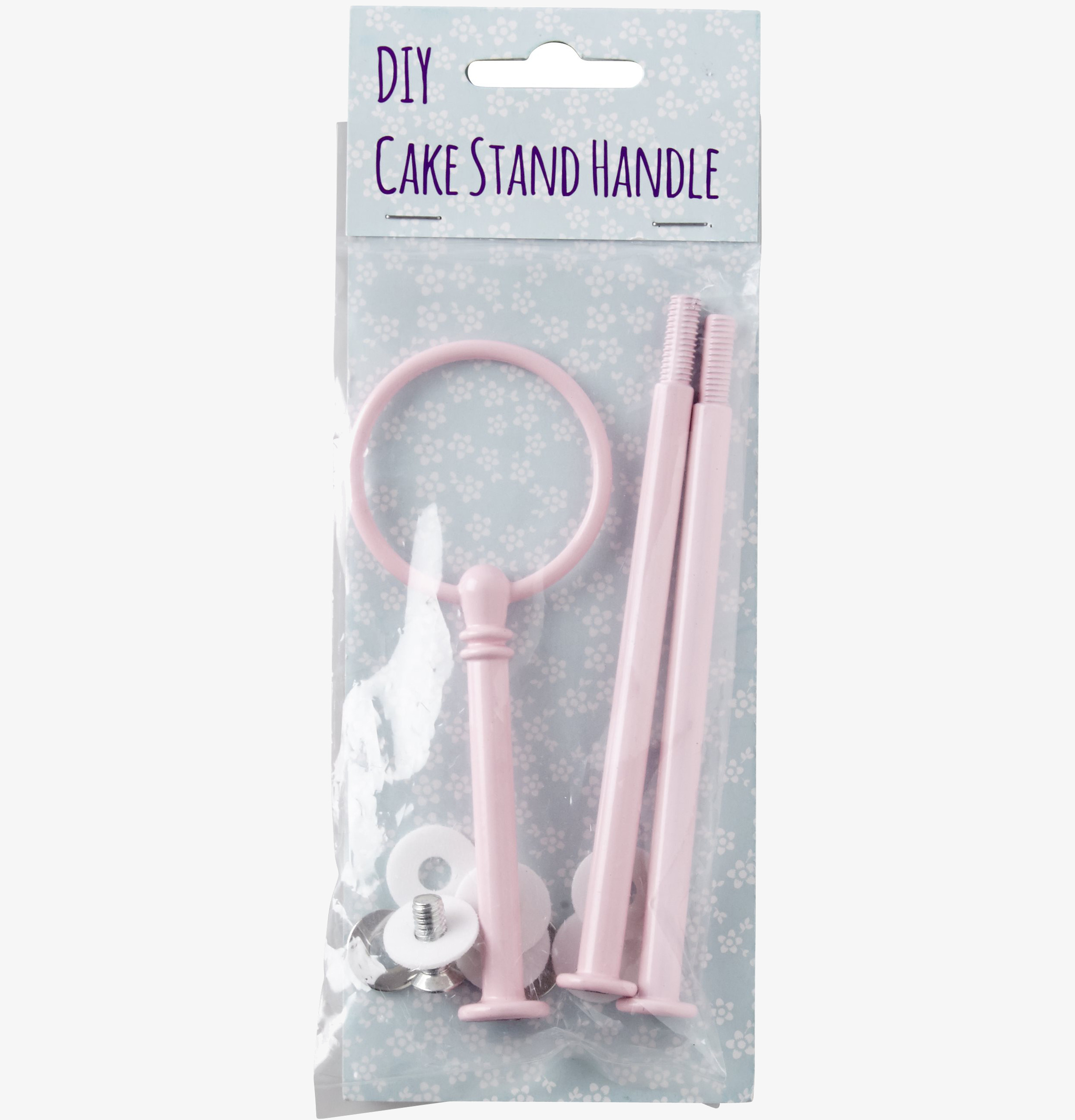 Bild av rosa DIY-kit för att skapa personligt kakfat