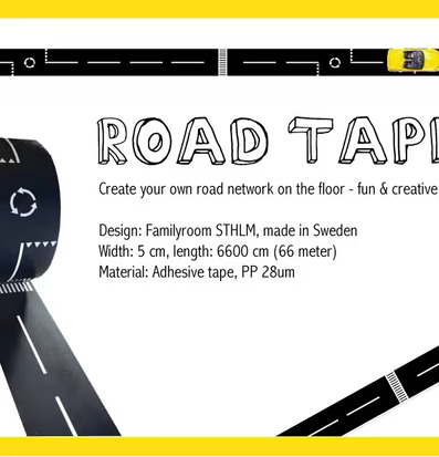 Bild av kreativ tejp för lekfull inredning hemma