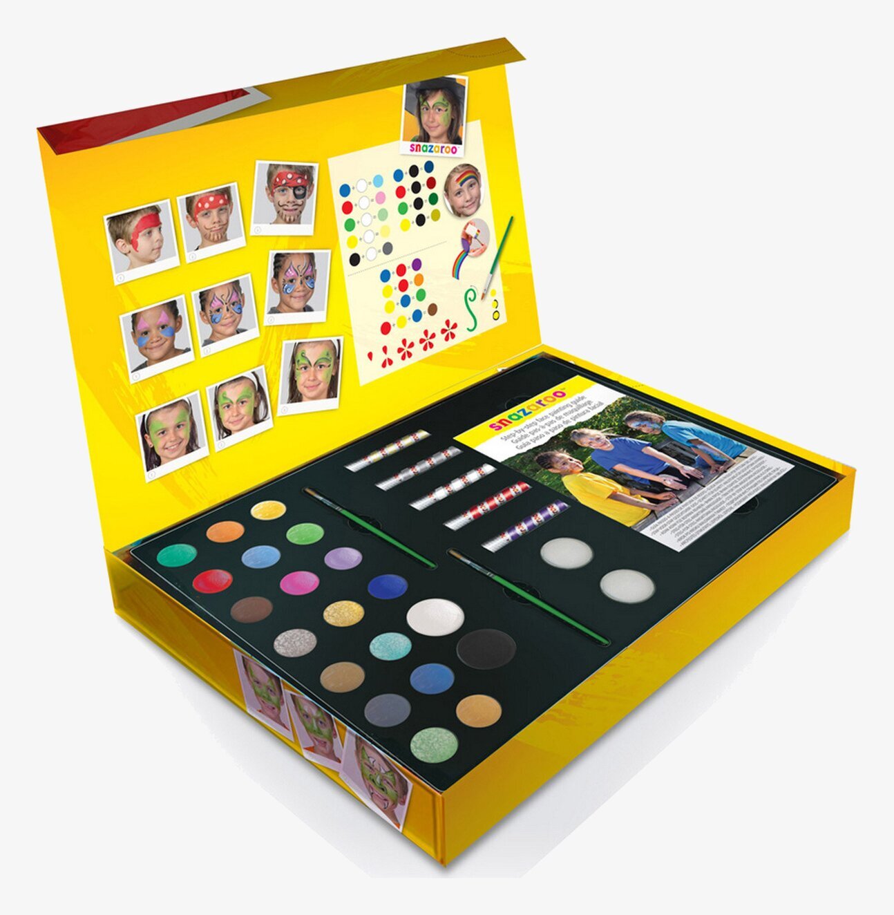 Snazaroo Presentbox från Snazaroo med färger och verktyg