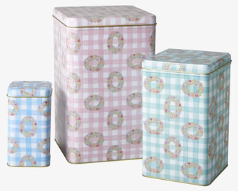 Bild av charmiga och livfulla köksburkar i 3-pack