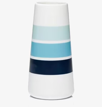 Foto av stilren vas i blå nyanser för modern inredning