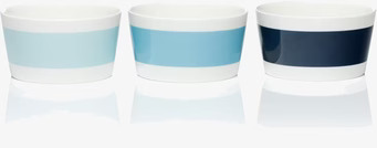 Foto: Blå skålar i stilren design och olika nyanser