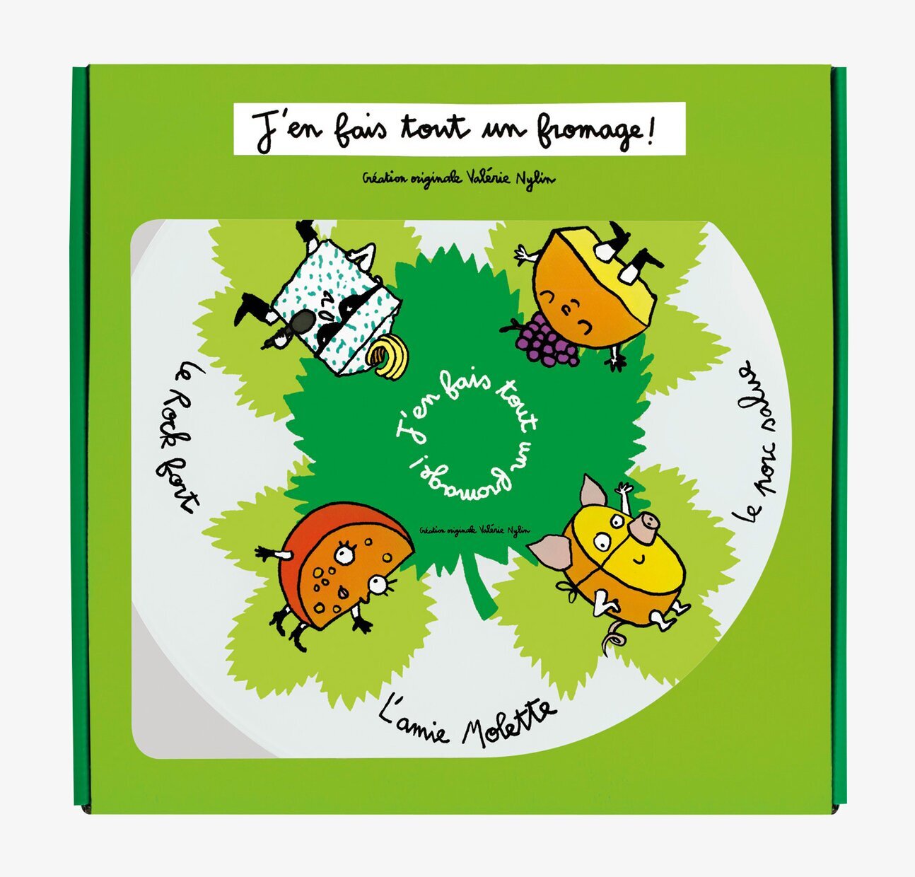 Ostbricka med tillbehör från Derriére la porte, lekfull design