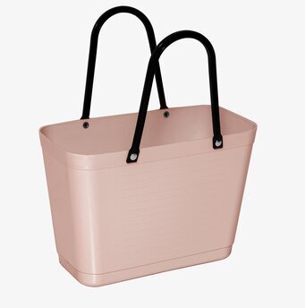 Bild av stilren och praktisk väska i ljus nougatfärg