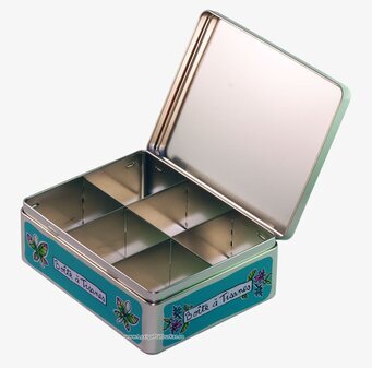 Bild av elegant och funktionell plåtburk för köksförvaring