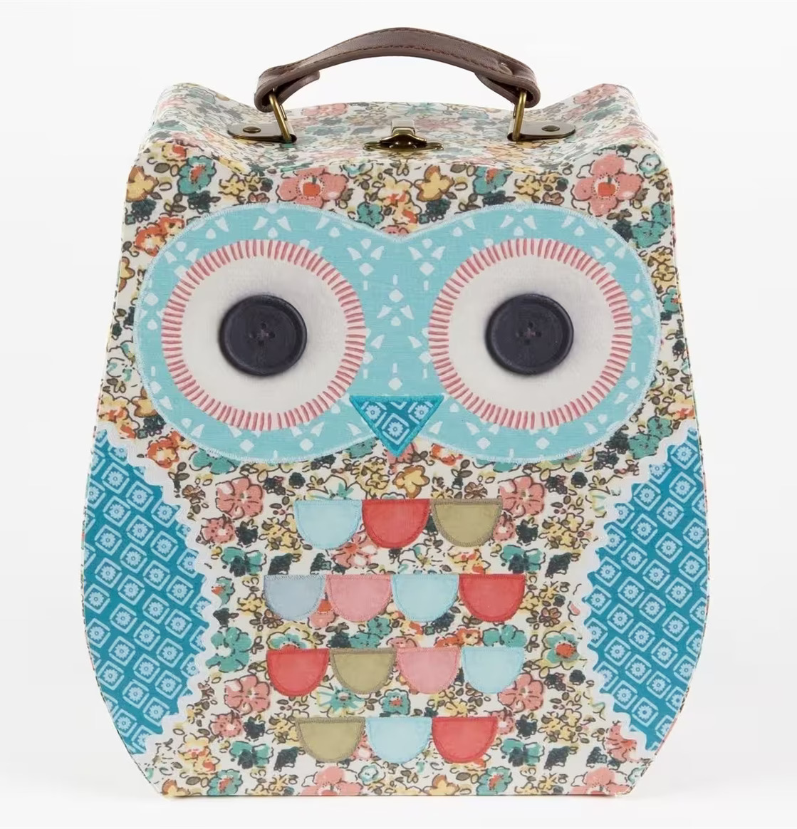 Resväska 2-Pack Clara från Sass & Belle med ugglemotiv