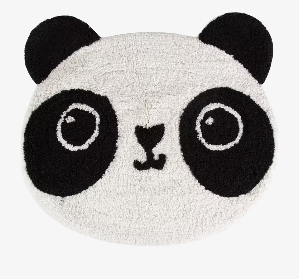 Bild av lekfull panda-matta för stil och komfort