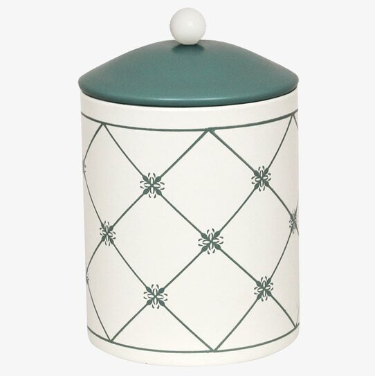 Plåtburk Elvira Mörkgrön Liten från Strömshaga i plåt