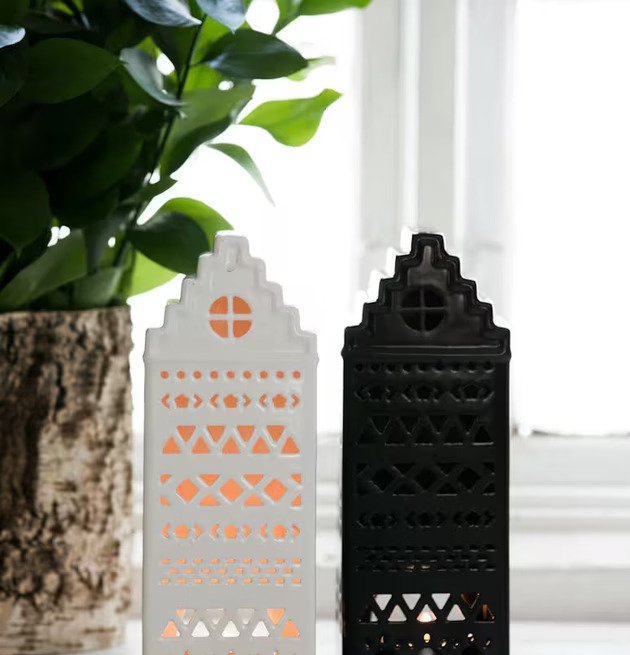 Bild av stilfulla keramikhus med aztekisk design