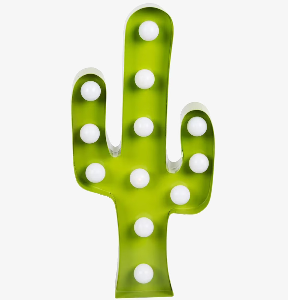 Bild av lekfull kaktusformad LED-lampa för inredning