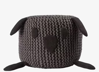 Bild av charmig sittpuff med djurliknande design