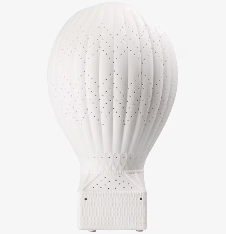 Bordslampa Luftballong Vit från By ON med perforerad design