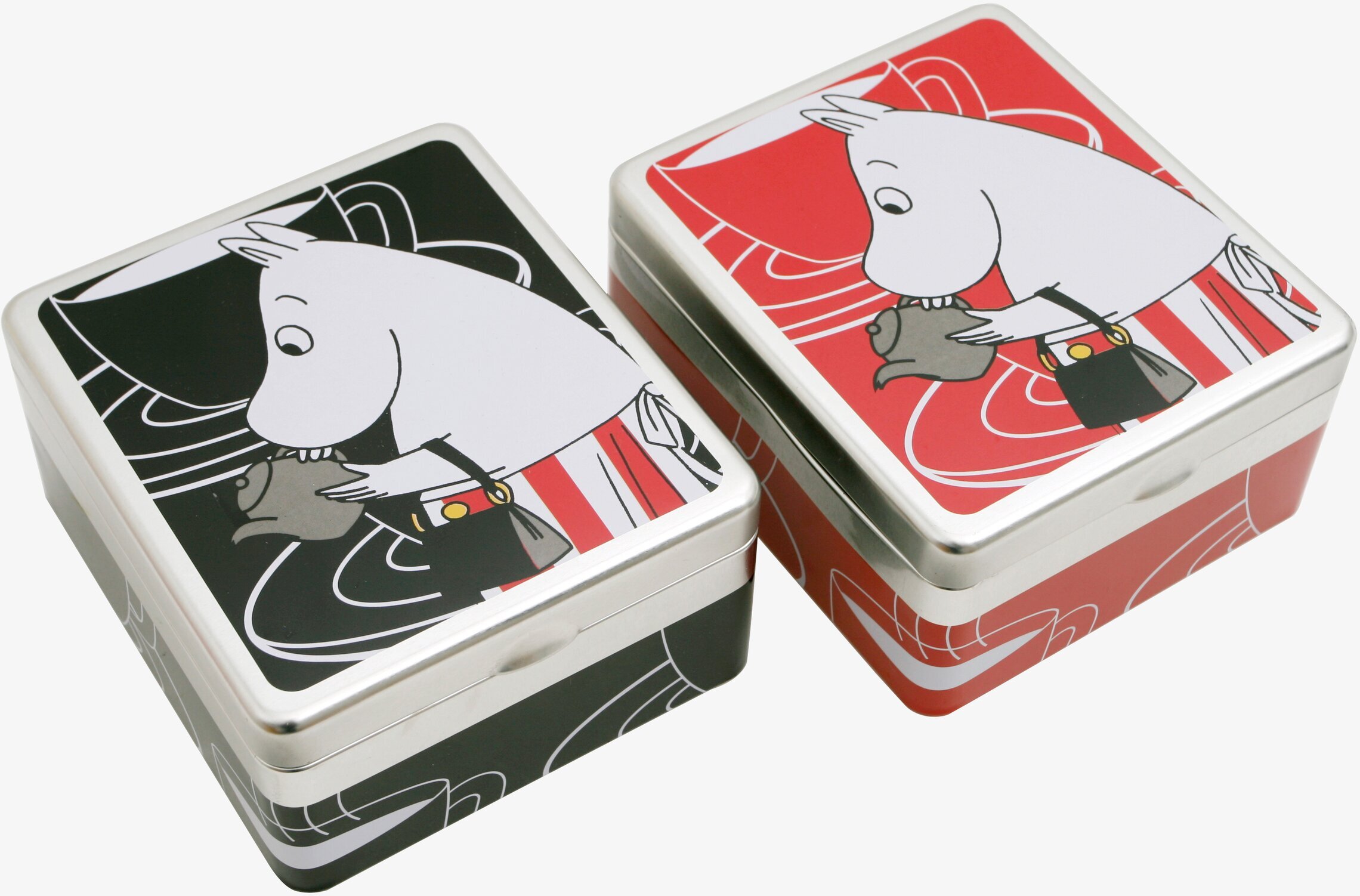 Två plåtaskar med Mumin te från Moomin by Martinex