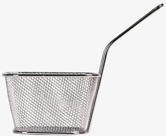 Bild av elegant och mångsidig metallkorg för köket