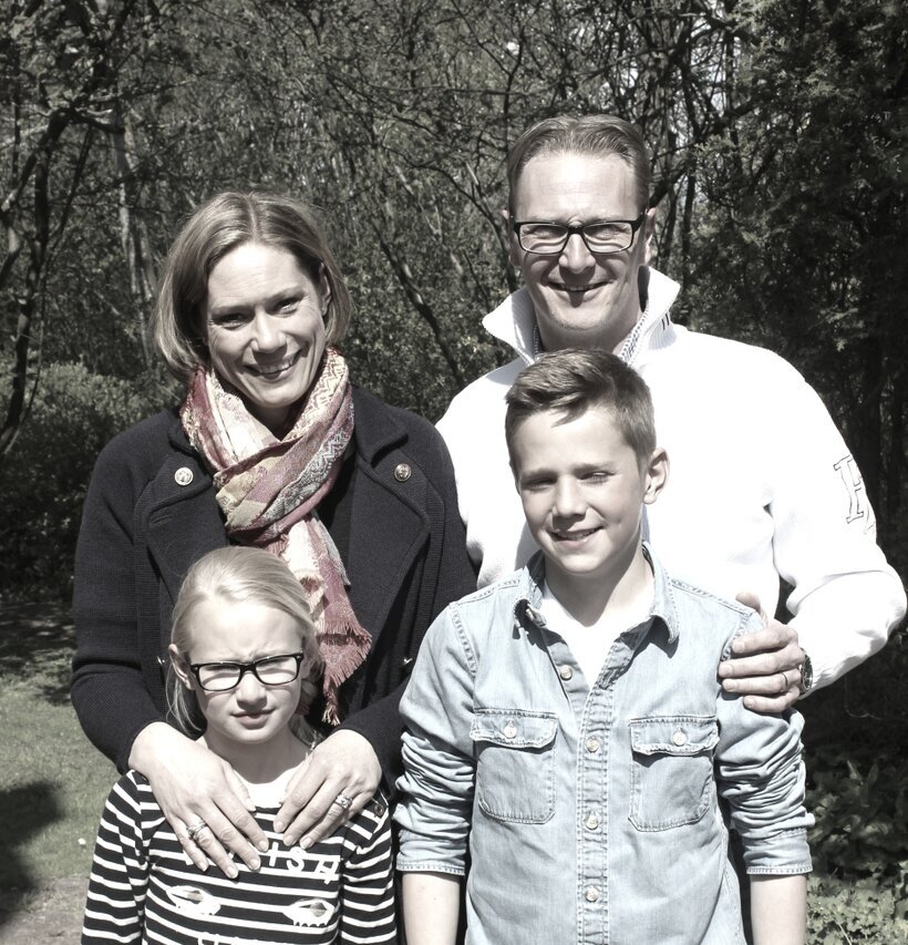 Familj utomhus, Gustav - Majas Cottage från Majas Cottage