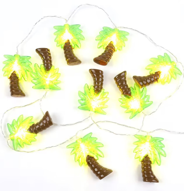 Palm LED Ljusslinga från Puckator på vit bakgrund