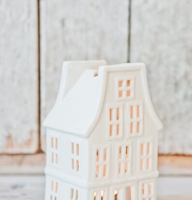 Bild av elegant keramiklykta med hemtrevlig design