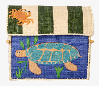 Bild av färgglad förvaringskorg med havsdjurmotiv