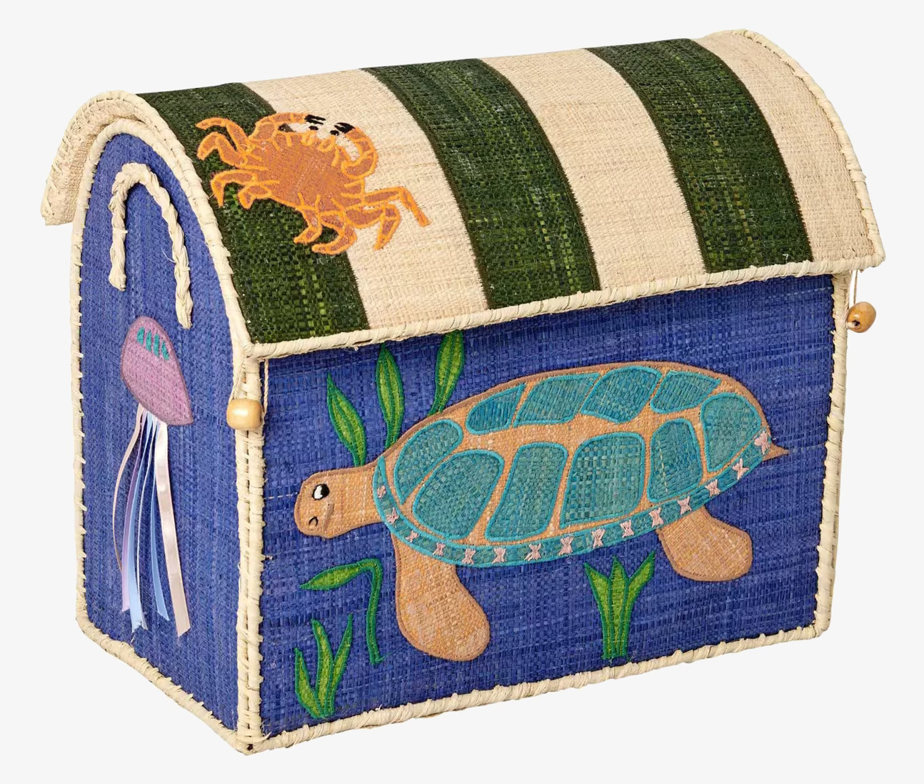 Förvaringskorg Sea Animals Small från Rice med marint tema