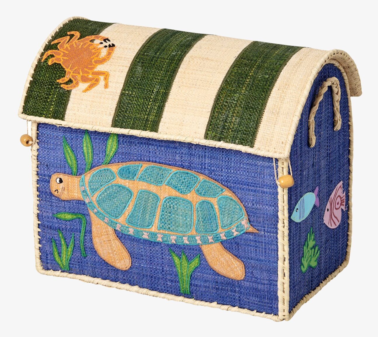 Förvaringskorg Sea Animals Small från Rice med marint tema