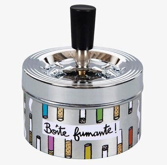 Foto av modern askkopp med stilren och färgglad design