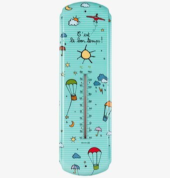 Bild: Charmig och lekfull termometer med luftballonger