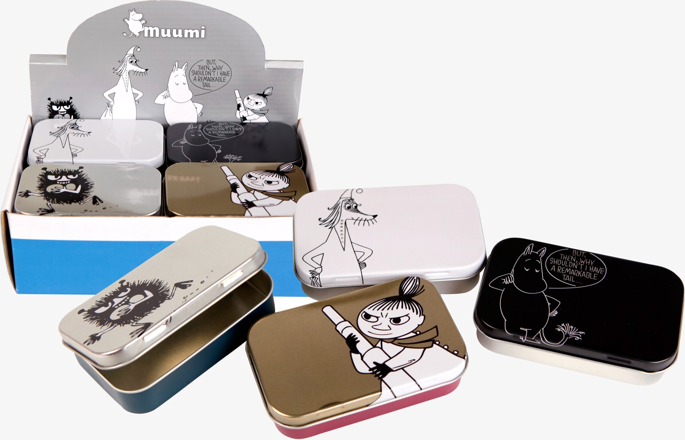 Mumin miniburk från Moomin by Martinex med olika karaktärer