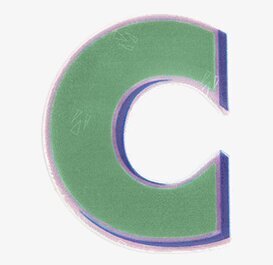 Bild av grönt reflexklistermärke för ökad synlighet