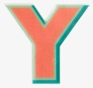 Bild av reflekterande klistermärke med starka färger