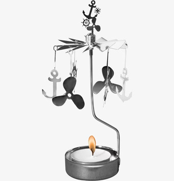 Bild av elegant änglaspel med maritimt tema och detaljer