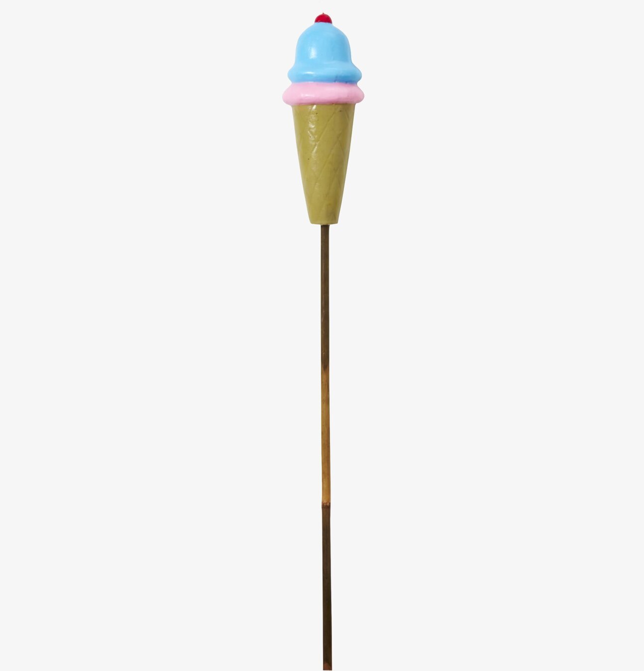 Trädgårdsljus Ice Cream från Rice i form av en glasstrut