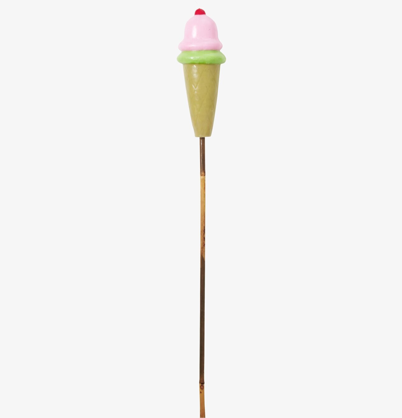 Trädgårdsljus Ice Cream från Rice i form av glasstrut