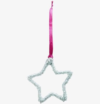 Bild av elegant juldekoration med skimrande stjärna