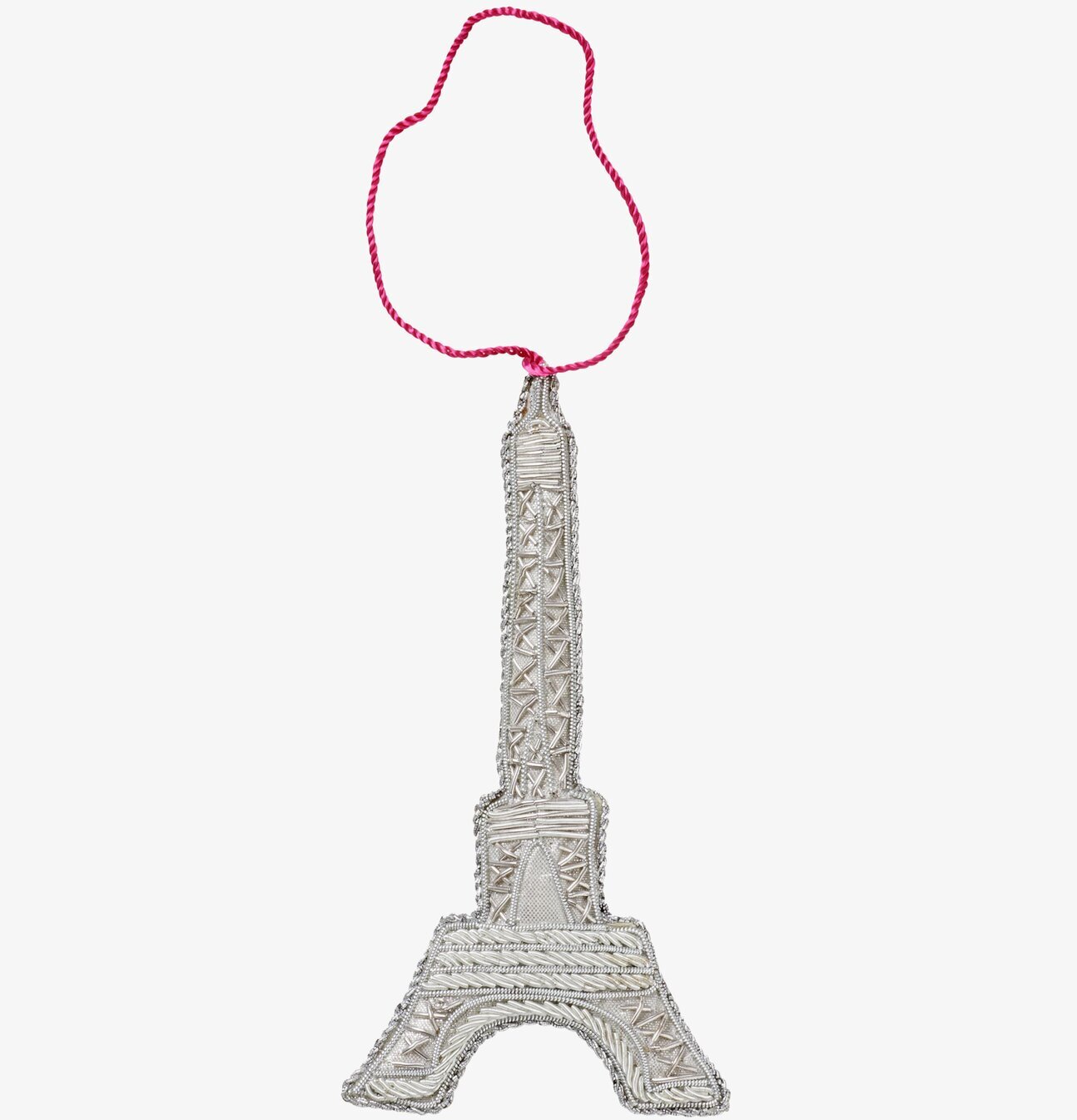 Bild av lyxig juldekoration i metallic Eiffeltornet