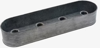 Bild av modern och stilren adventsljusstake i metall