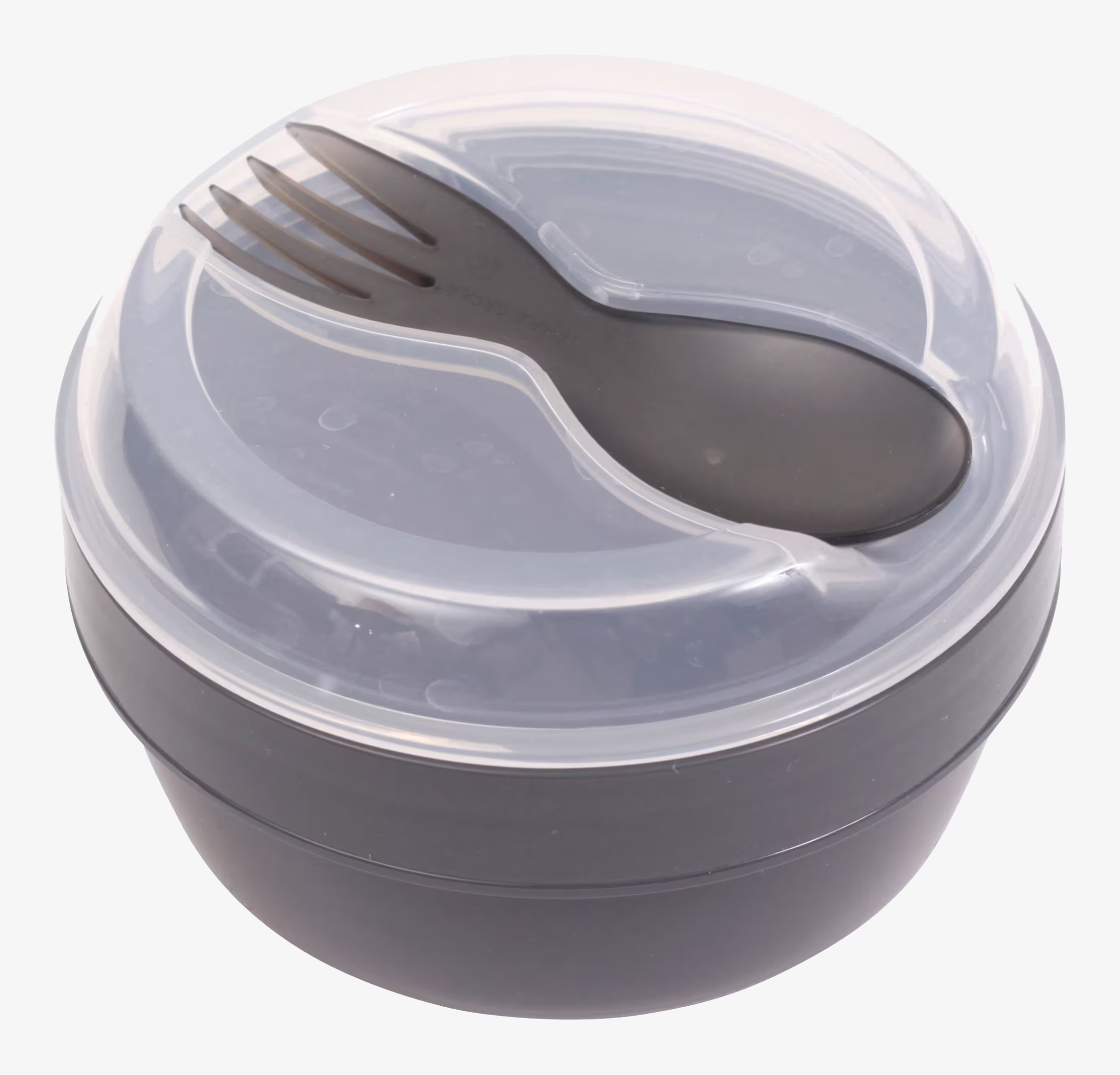 Matlåda Nice Cup Grå från Carl Oscar med integrerad spork