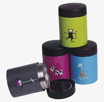 Bild av färgglada och lekfulla mattermosar för barn