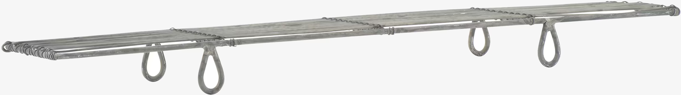 Bild av stilren och funktionell trådbricka i metall