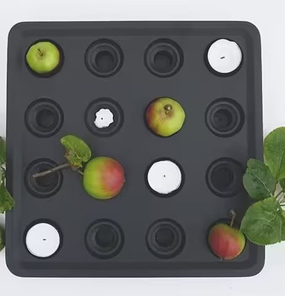 Stumpastaken Original Svart från Stumpastaken med äpplen