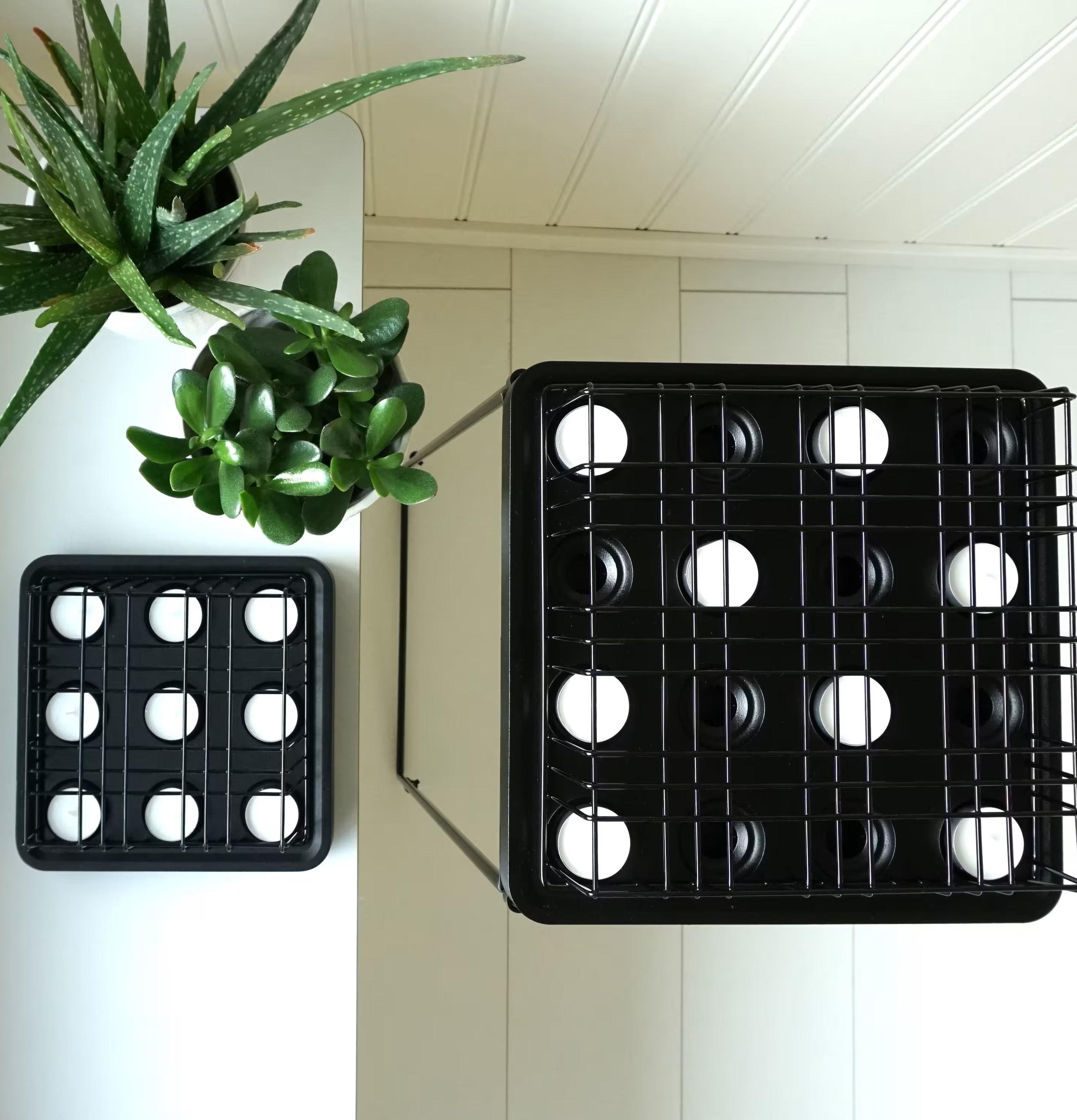 Bild av elegant och modern inredning med växter