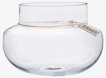 Bild av elegant glasvas med tidlös design och stil