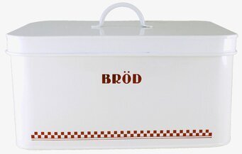 Foto: Klassisk och Praktisk Plåtburk för Brödförvaring