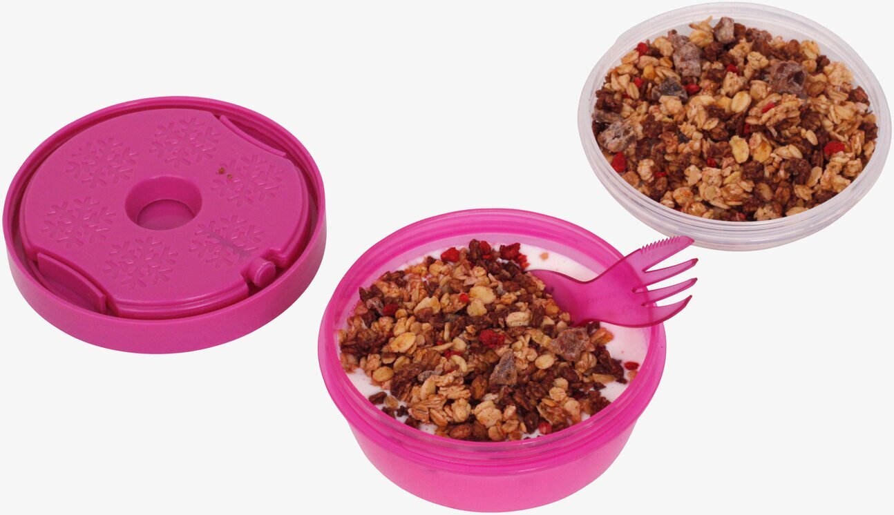 Matlåda Nice Cup Cerise från Carl Oscar med spork och lock