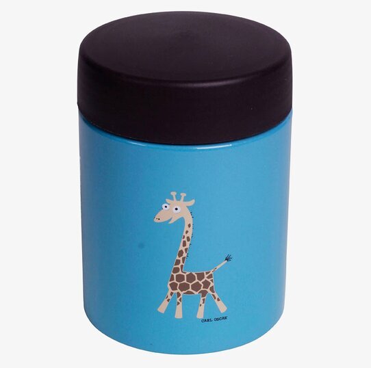 Mattermos Barn från Carl Oscar med blå färg och giraffmotiv